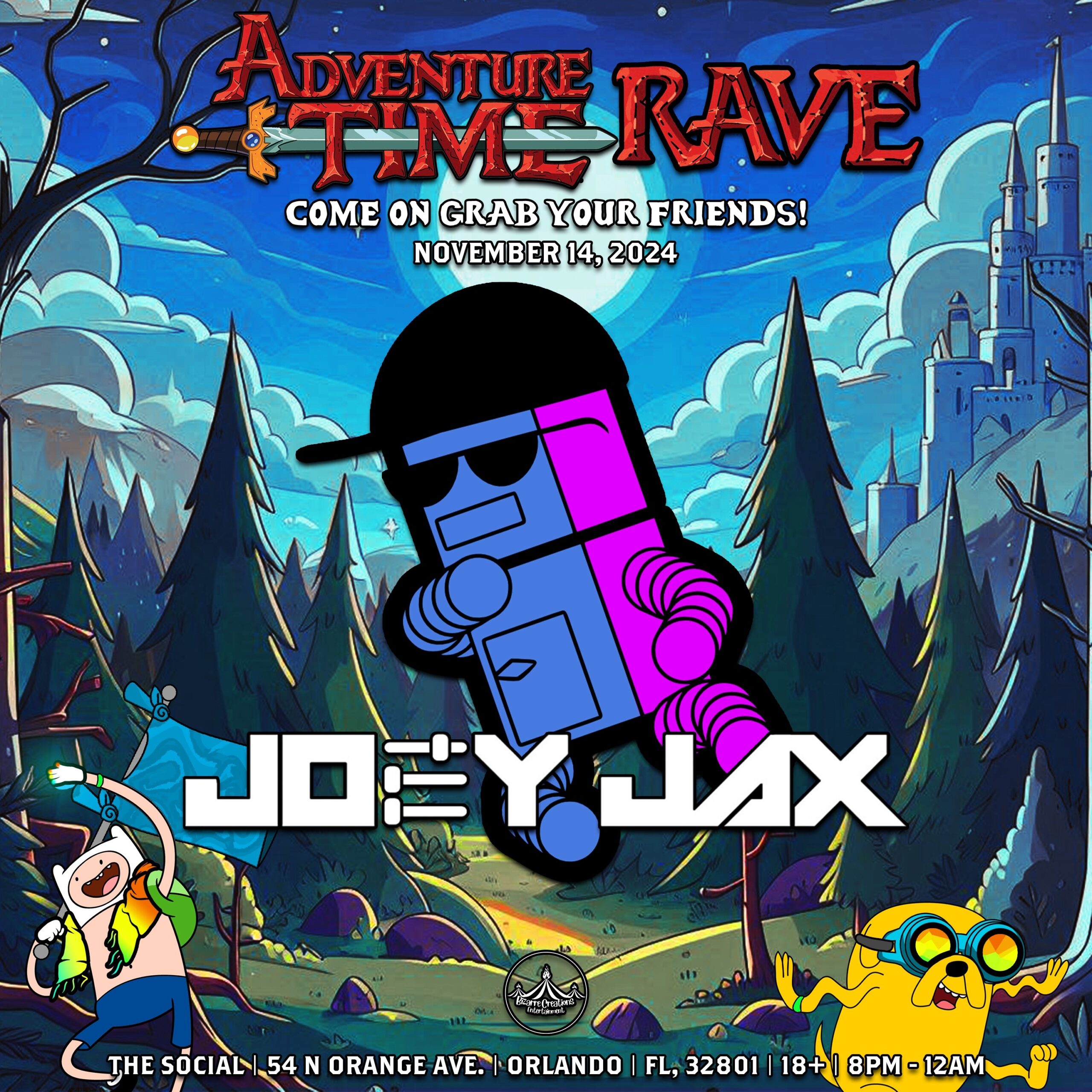 Joey Jax at Adventure Time Rave