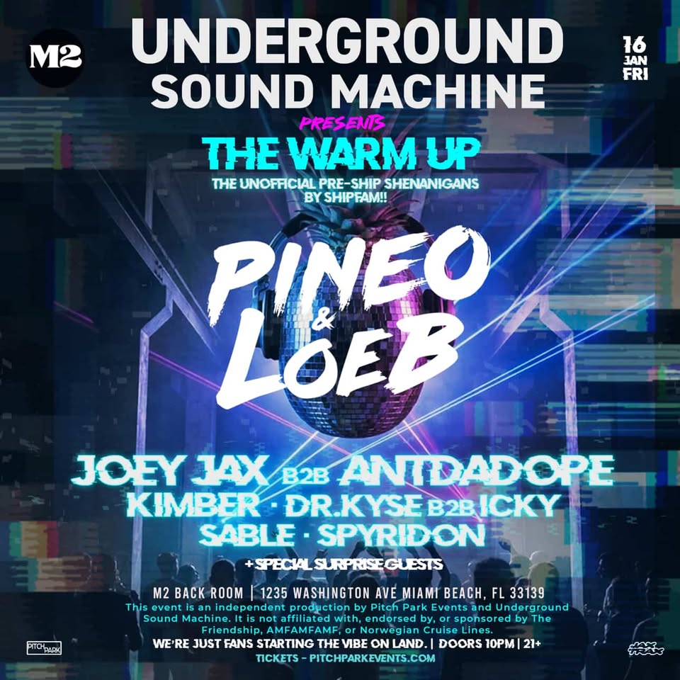 Underground Sound Machine at M2 Miami | January 16, 2026